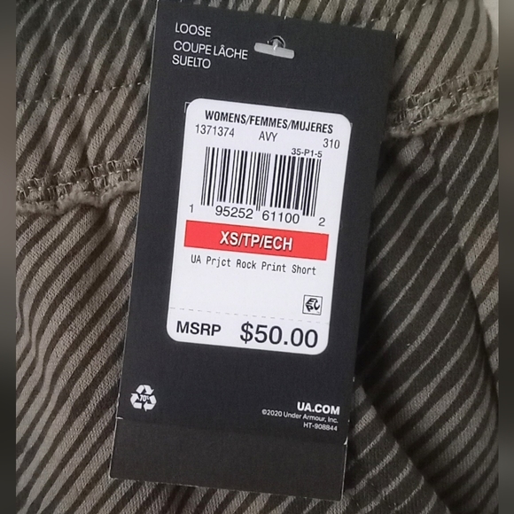 NWT  UNDER ARMOUR PROJECT ROCK SHORTS - Picture 4 of 4